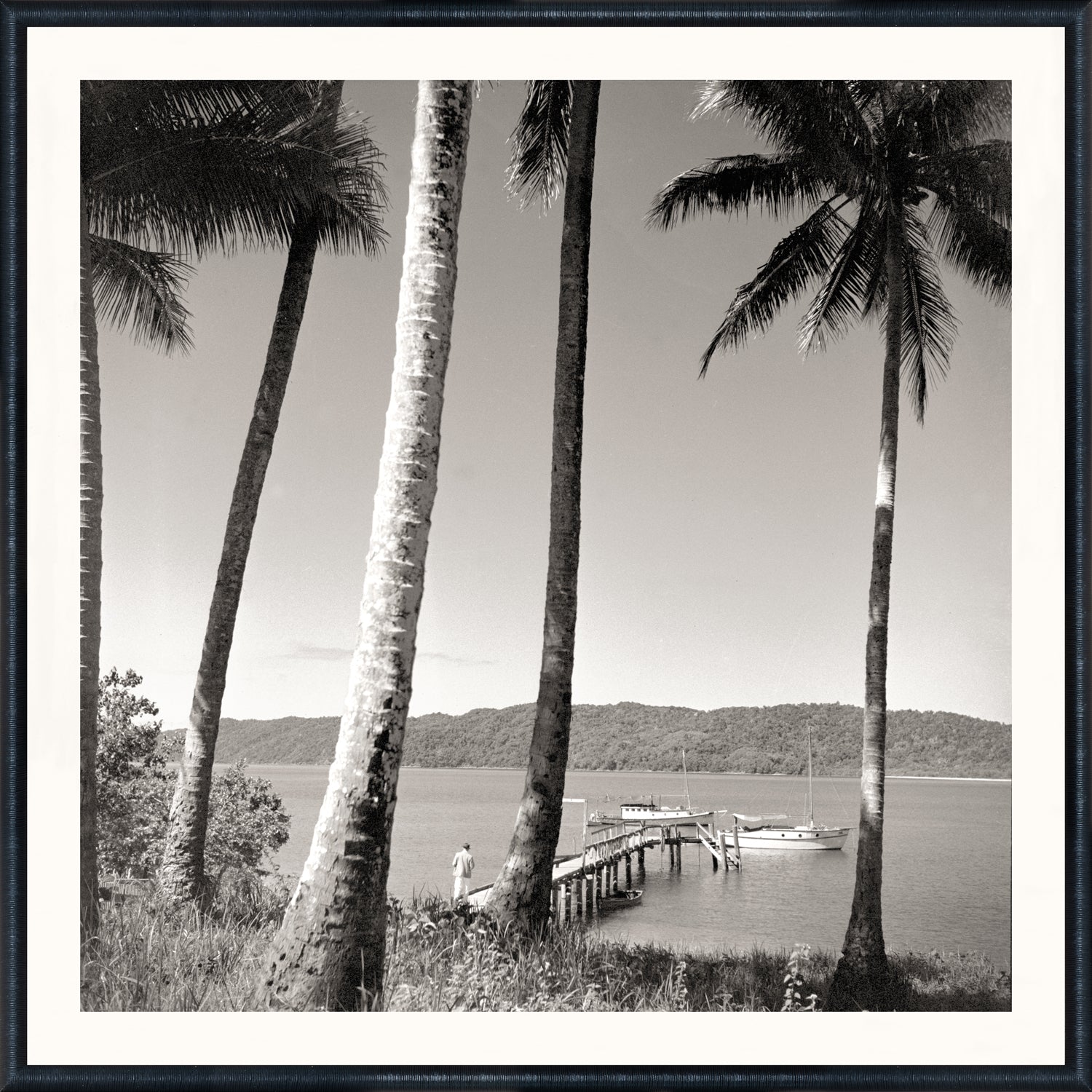 front view of NOSTALGIA COLLECTION – ISLAND DOCK C. 1959 luxury Artwork