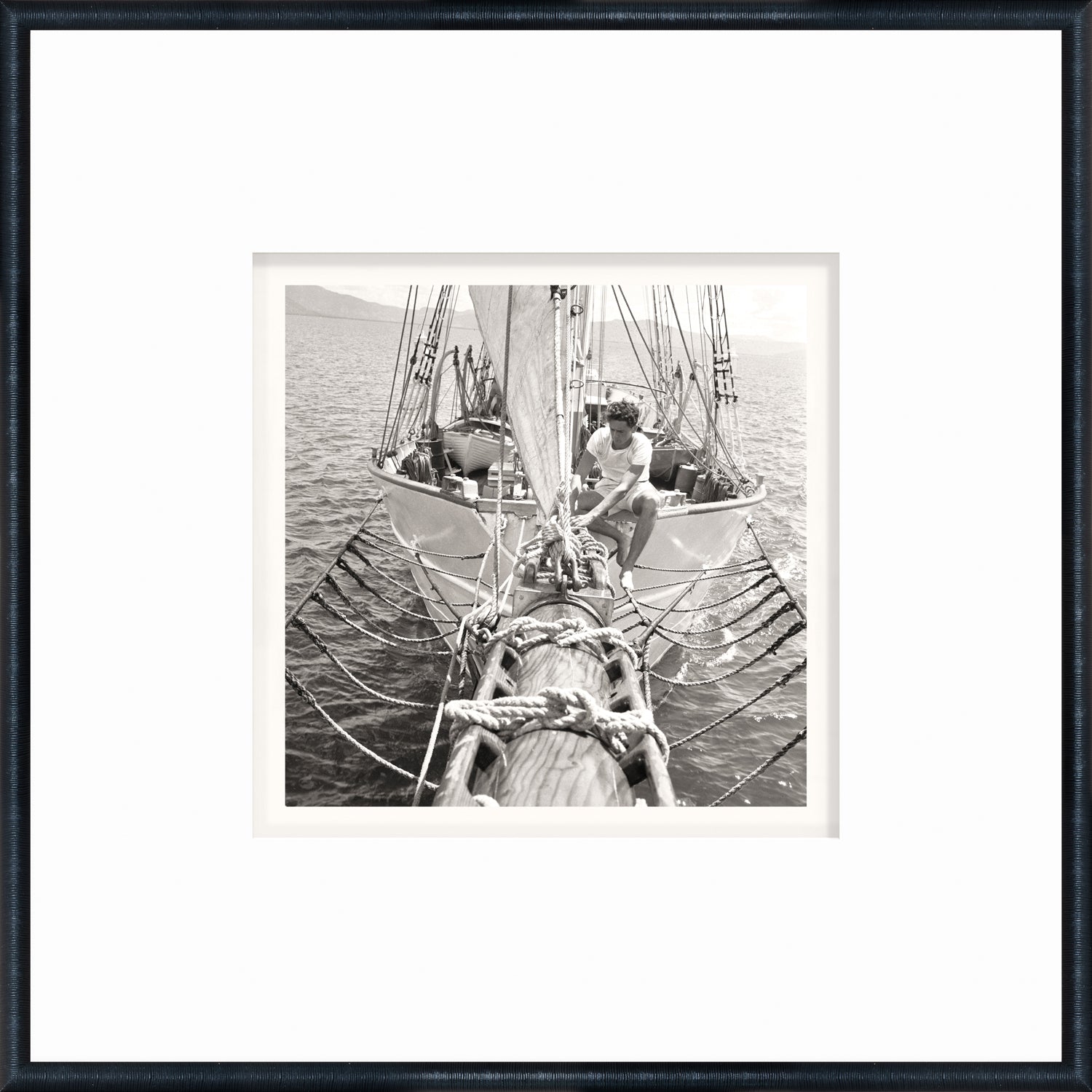 angle view of NOSTALGIA COLLECTION – BRIGANTINE C. 1962 luxury Artwork