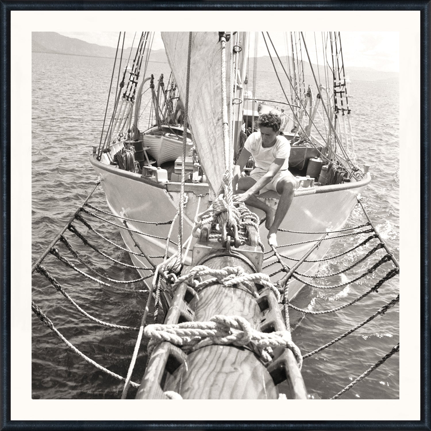 front view of NOSTALGIA COLLECTION – BRIGANTINE C. 1962 luxury Artwork