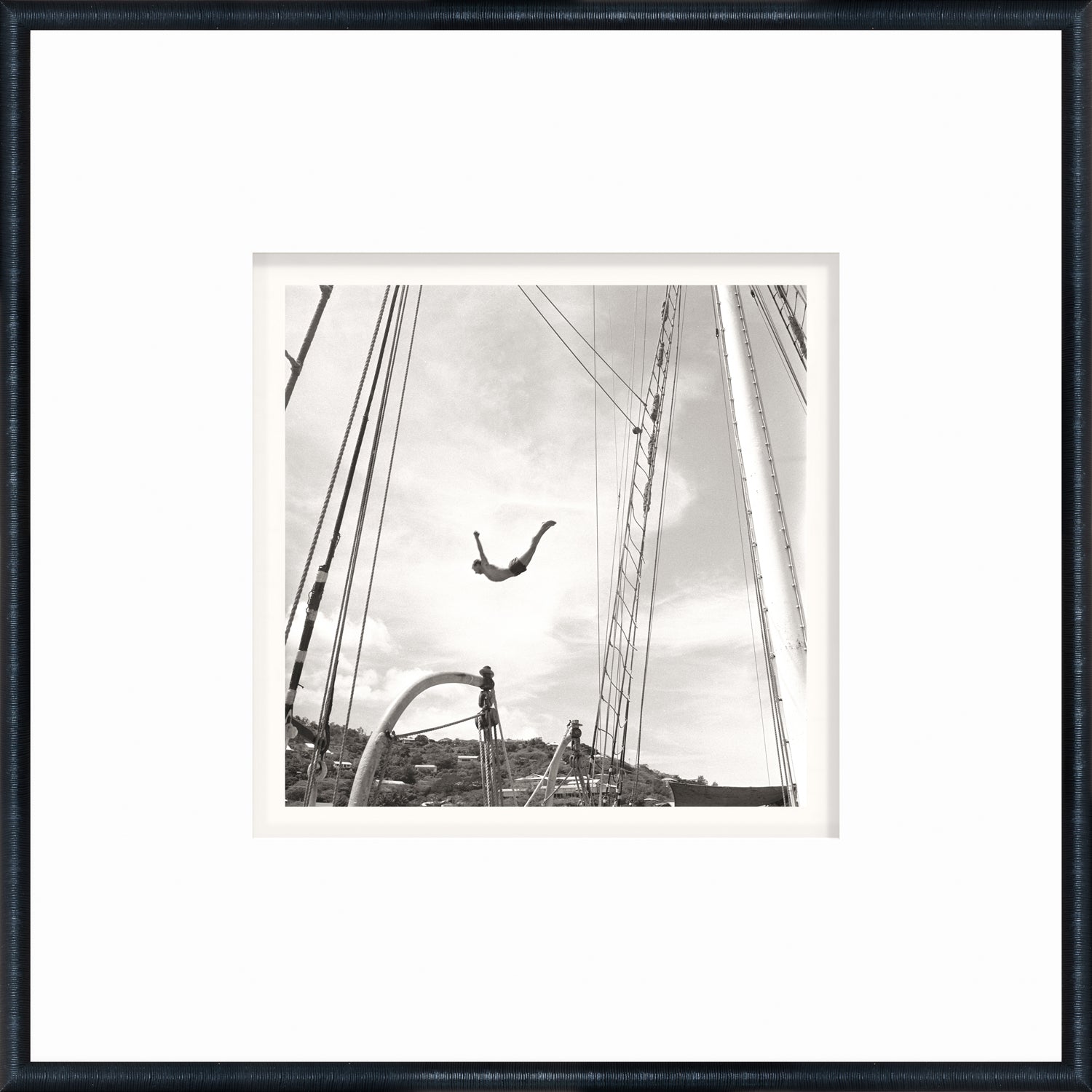 angle view of NOSTALGIA COLLECTION – FROM THE MAST C. 1962 luxury Artwork