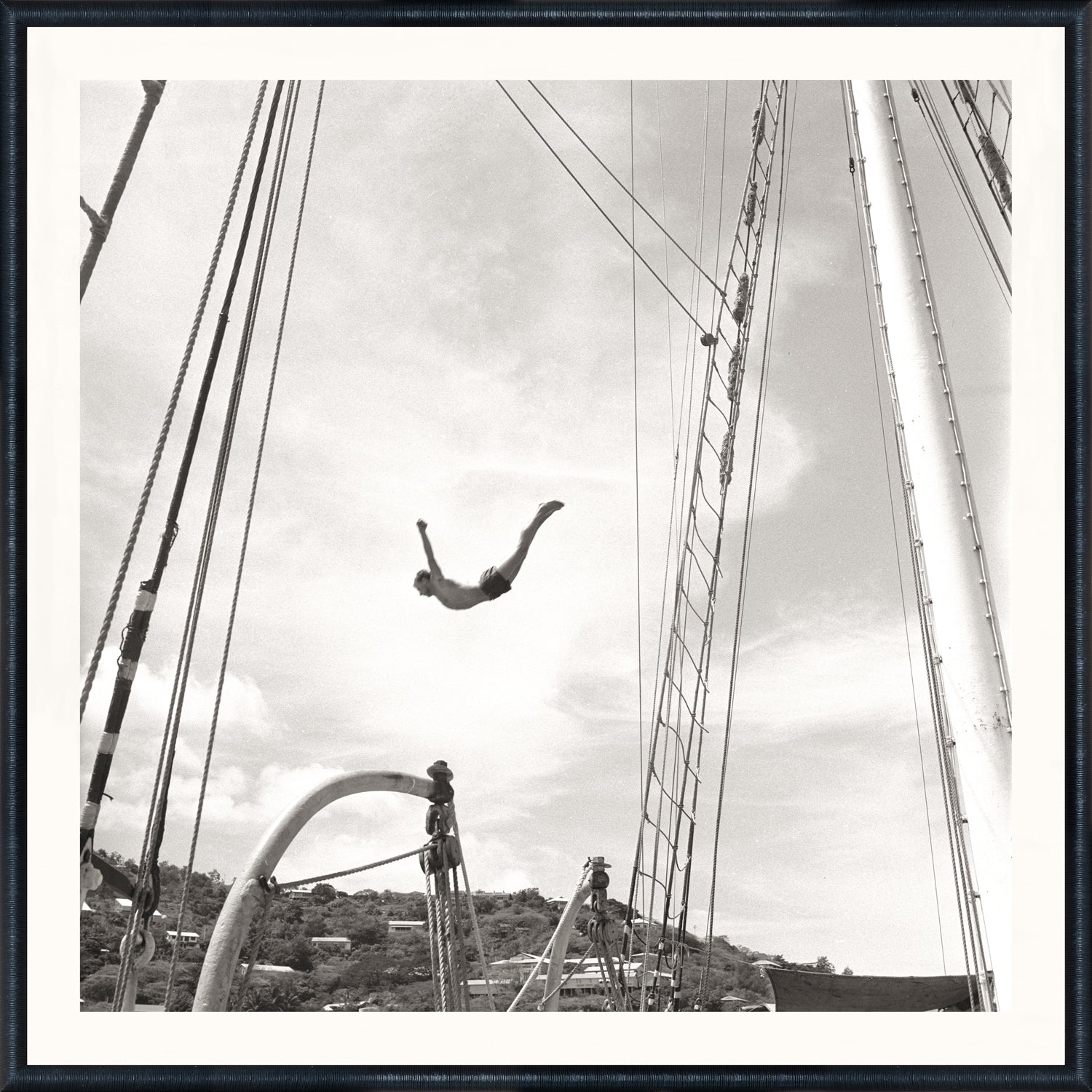 front view of NOSTALGIA COLLECTION – FROM THE MAST C. 1962 luxury Artwork