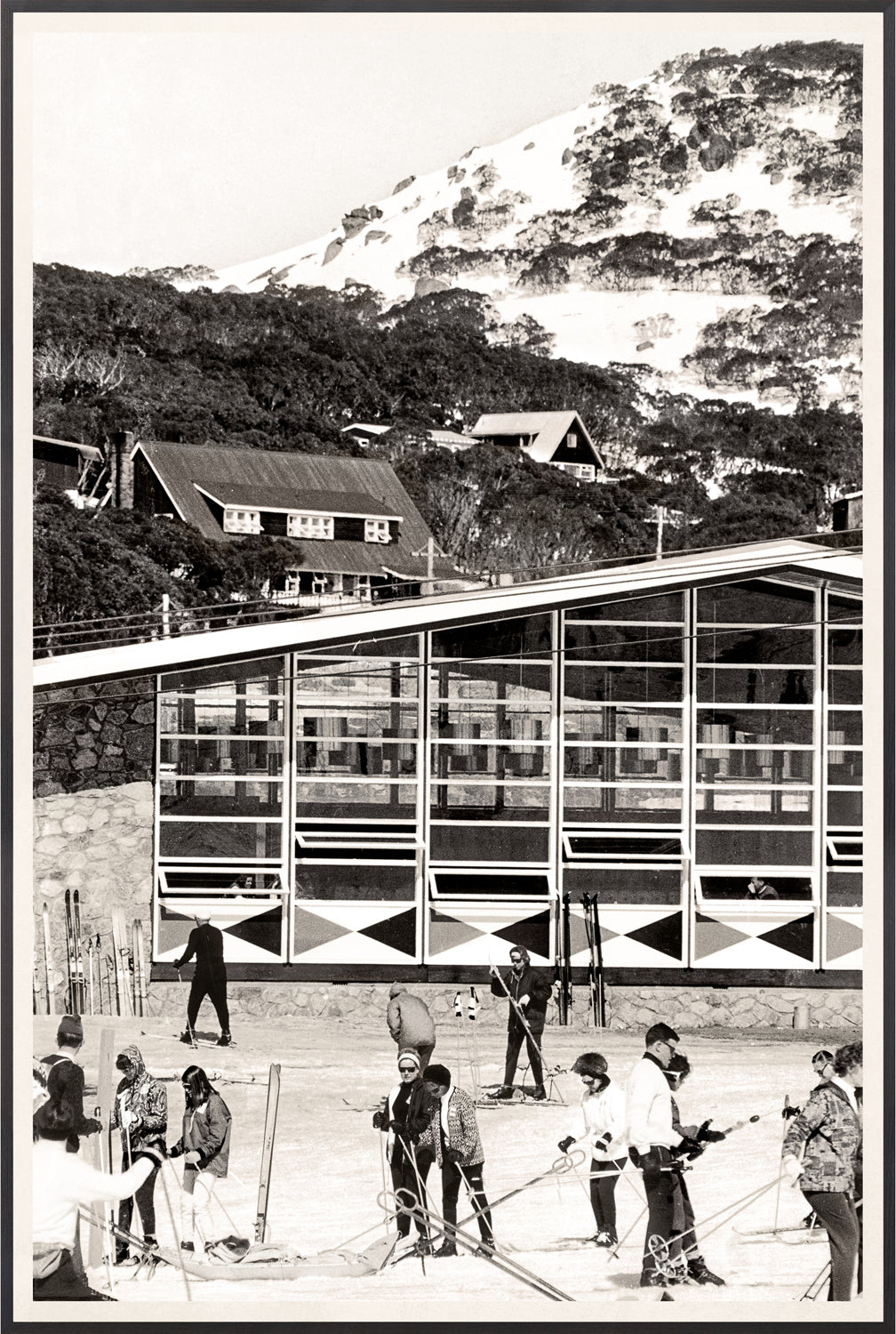 front view of Ski Vacation III, C. 1960 luxury Artwork