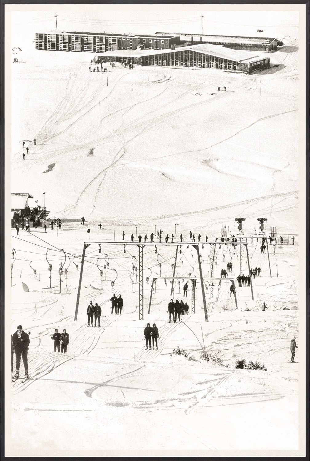 front view of Ski Vacation IV, C. 1960 luxury Artwork