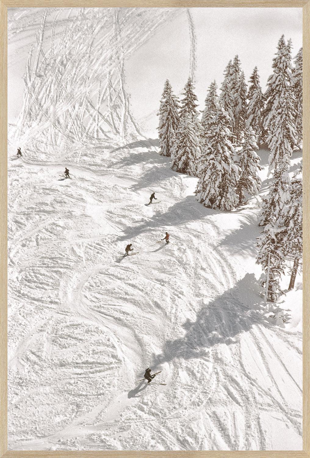 front view of Ski - St. Anton, Austria II C. 1955 luxury Artwork