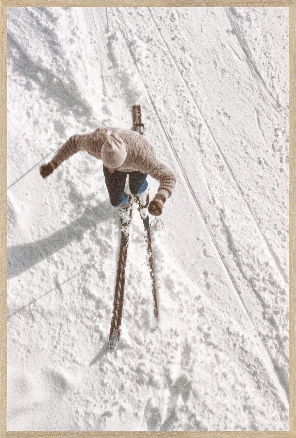 front view of Ski - Aspen Colorado C. 1957 luxury Artwork