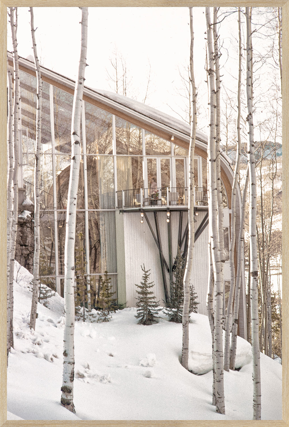 front view of Ski - Murchison House C. 1969 luxury Artwork