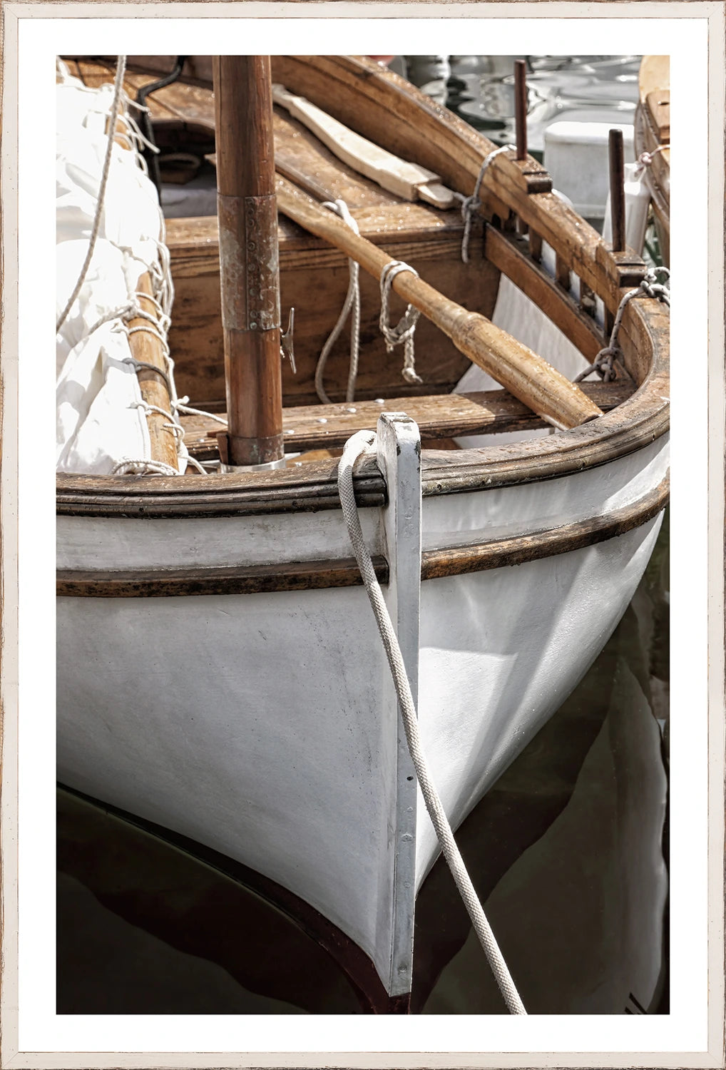 front view of At Mooring I luxury Artwork