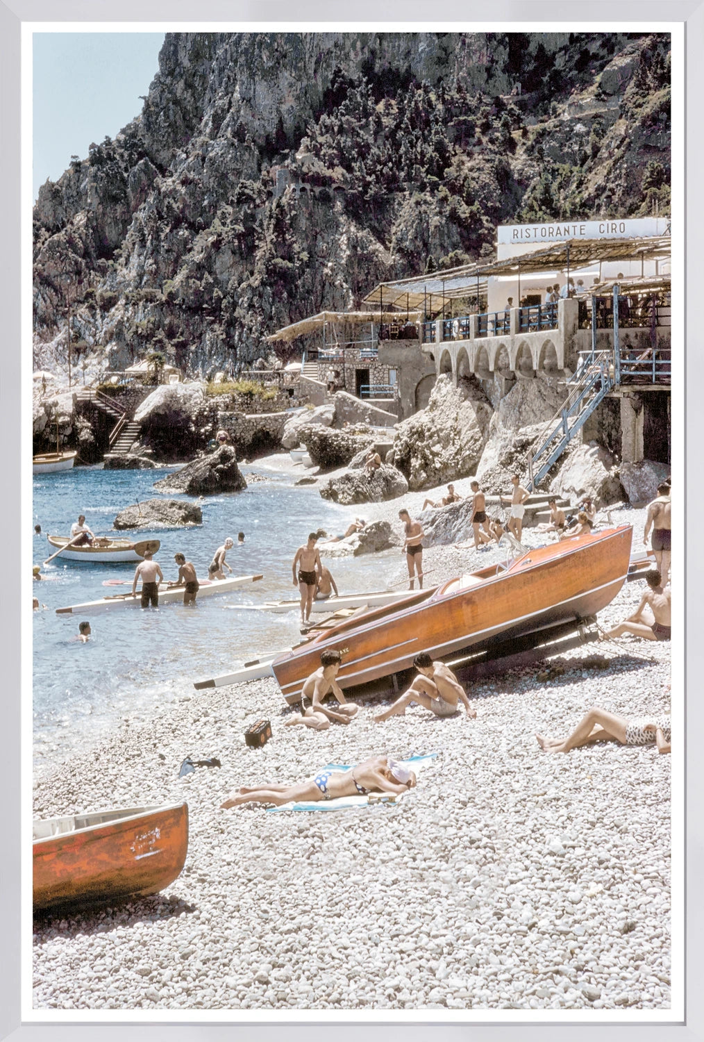 front view of Toni Frissell - Capri I, C.1959 luxury Artwork