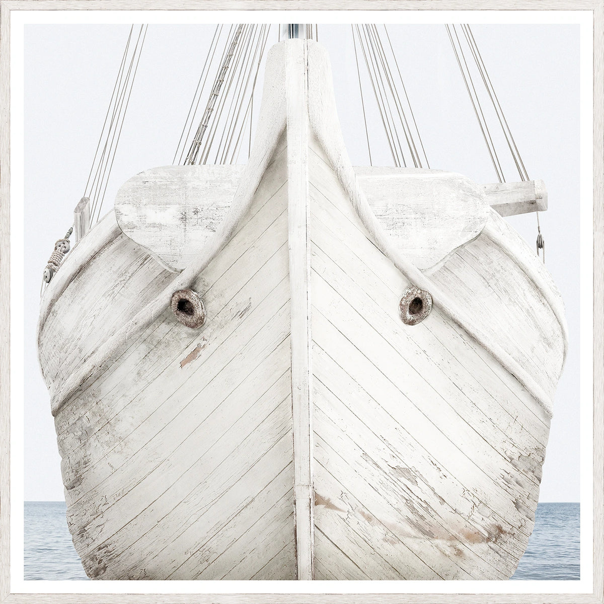 front view of Seaworn Bows II luxury Artwork