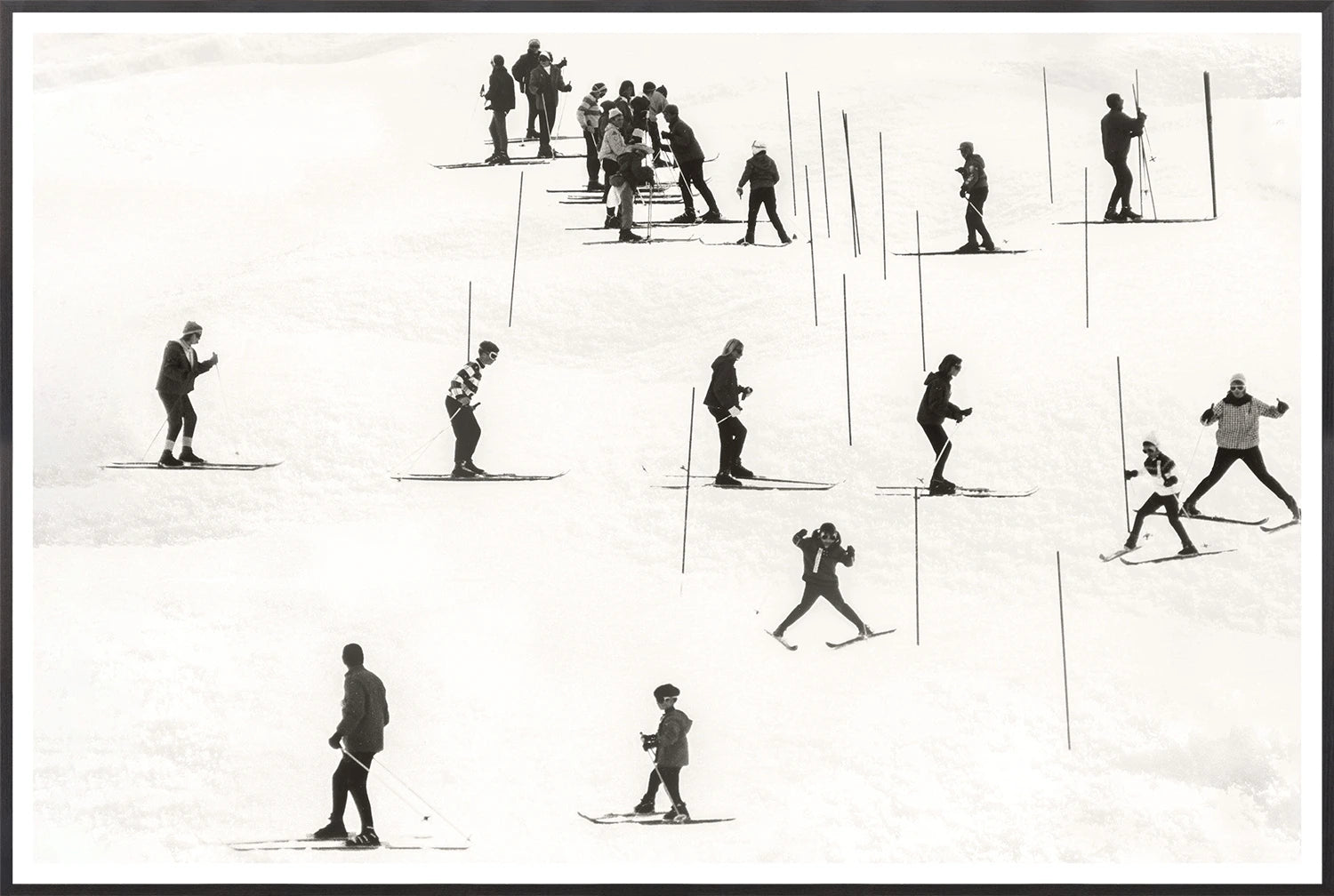 front view of Ski Lesson I C. 1966 luxury Artwork