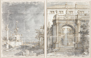 Villa junto a la laguna c. 1740
