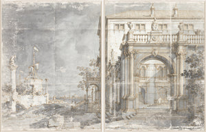 Villa junto a la laguna c. 1740