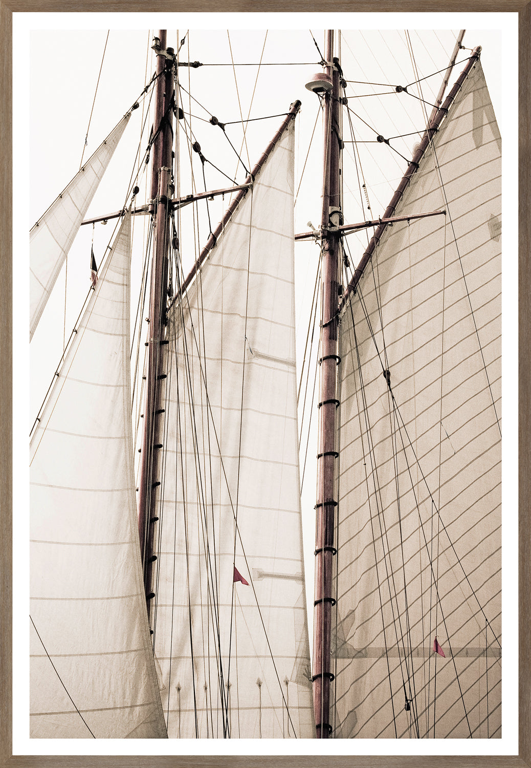 front view of Sailing Details I luxury Artwork