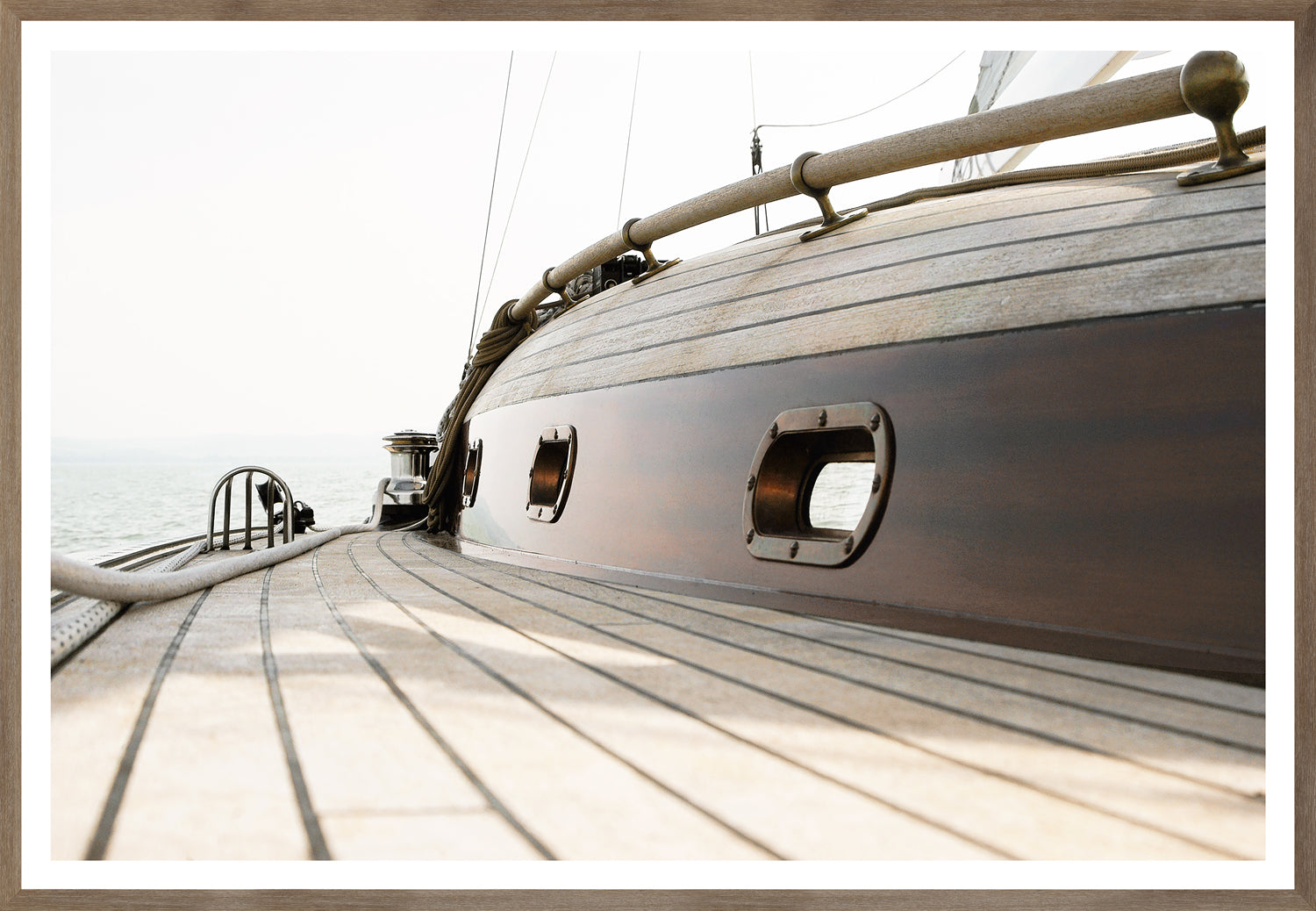 front view of Sailing Details II luxury Artwork