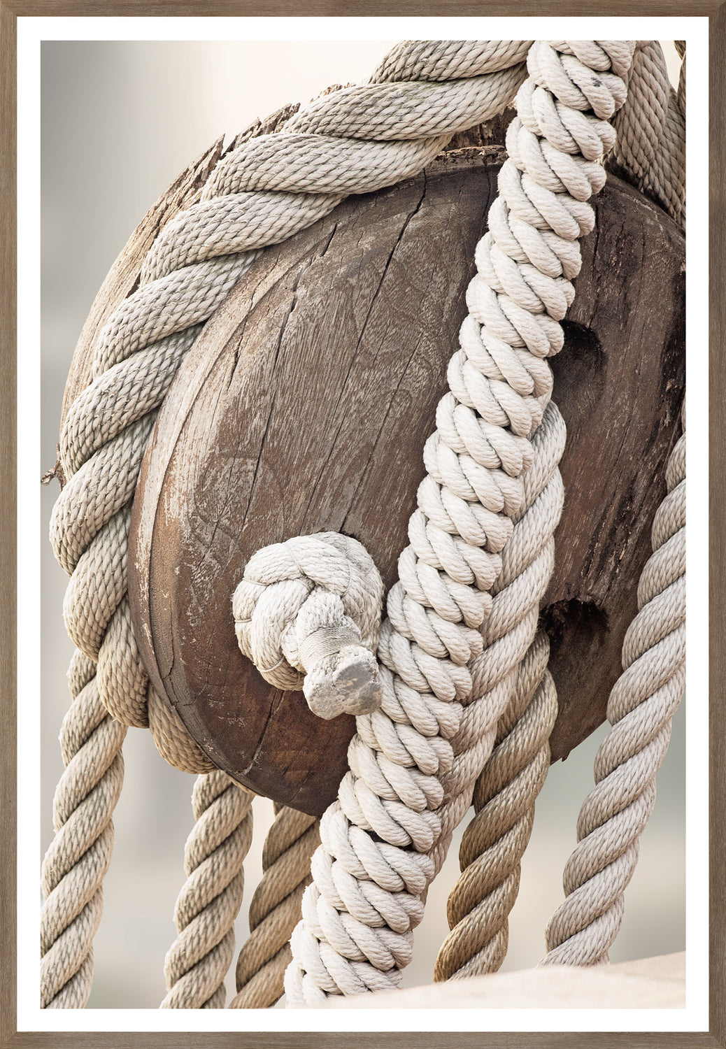 front view of Sailing Details III luxury Artwork