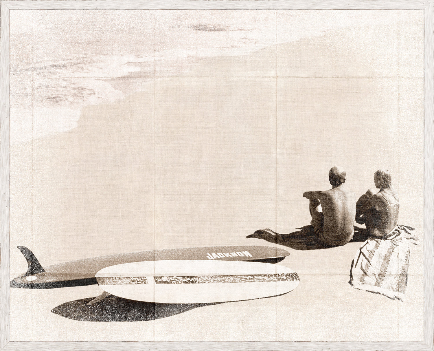 front view of Summer Surf and Sand I C. 1966 luxury Artwork