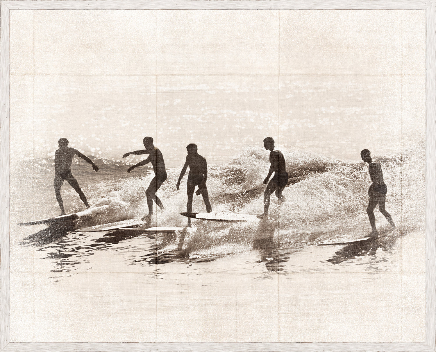 front view of Summer Surf and Sand III C. 1966 luxury Artwork