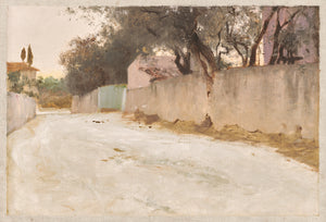 Une route dans le sud vers 1878