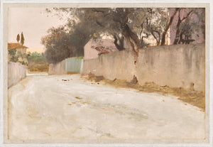 Une route dans le sud vers 1878