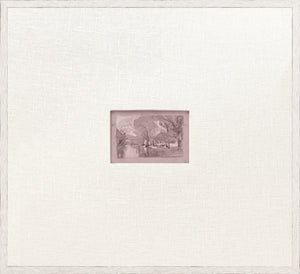 Mini Sketch VI C. 1892 by Celadon, framed wall art with a textured white background.