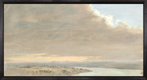 Hudson River School – Sunset, Hudson Valley C. 1870