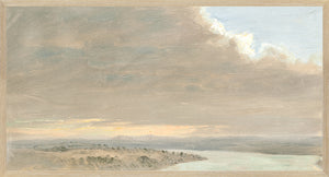 Hudson River School – Sunset, Hudson Valley C. 1870