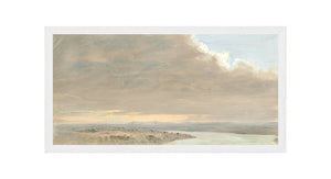 Hudson River School – Sunset, Hudson Valley C. 1870