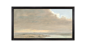 Hudson River School – Sunset, Hudson Valley C. 1870