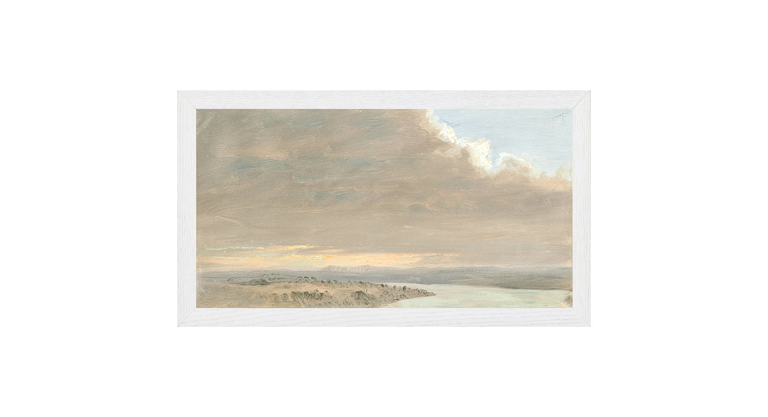 Hudson River School – Sunset, Hudson Valley C. 1870