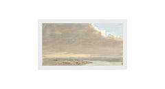 8.25 × 14.25 in – Canvas On Board, White Frame