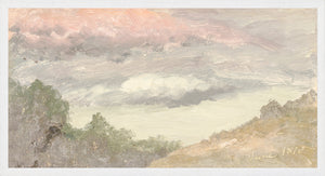 Escuela del río Hudson – Nubes sobre la granja de Church, c. 1870