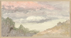 14 × 26 in – Canvas On Board, Light Wood Frame