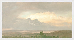 14.25 × 26.25 in – Canvas On Board, White Frame
