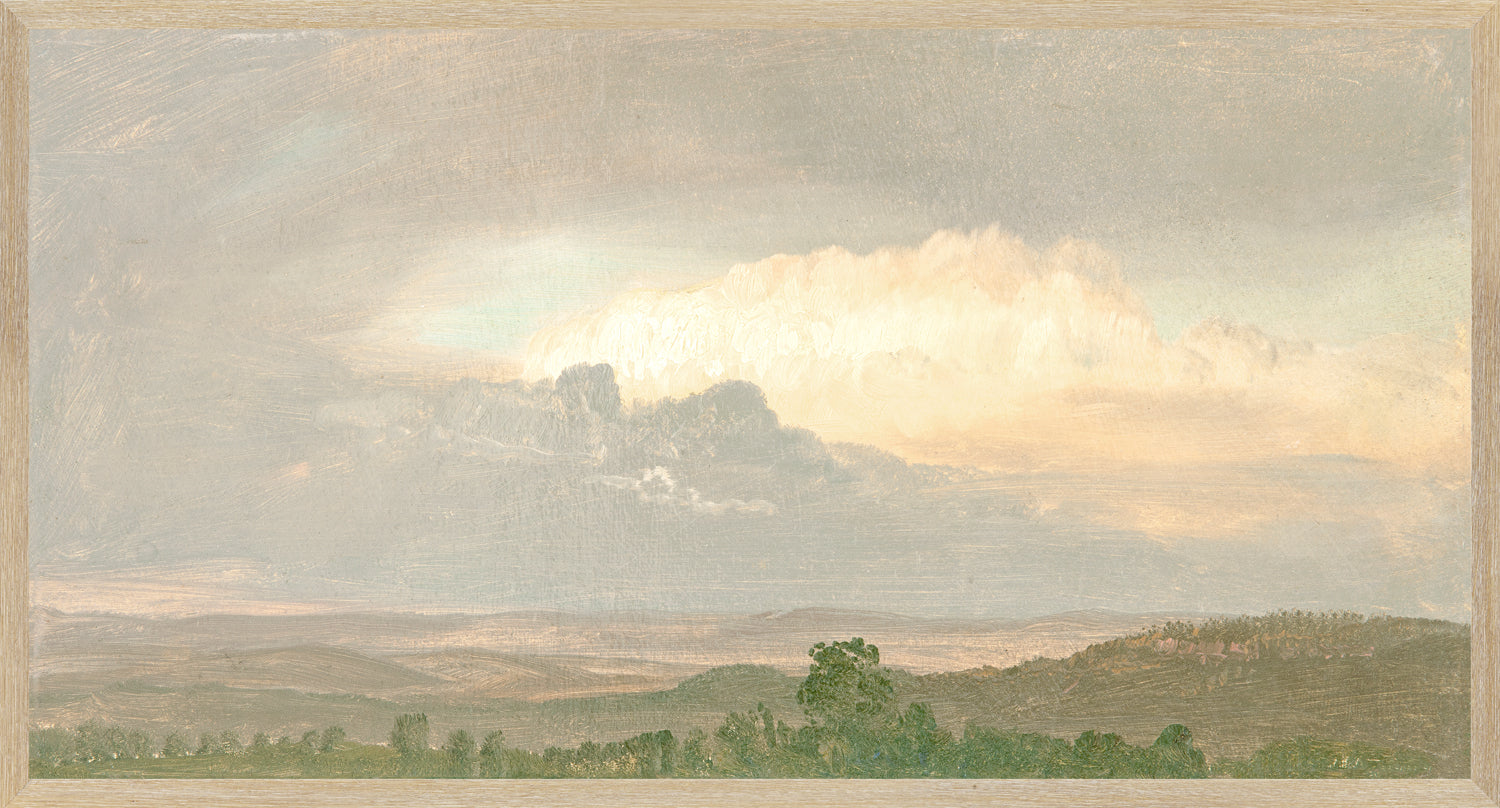 Hudson River School – Clouds Over the Hills C.1865