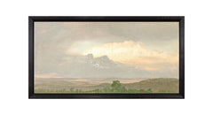 10.25 × 19.25 in – Canvas On Board, Black Frame