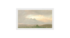 8.25 × 14.25 in – Canvas On Board, White Frame