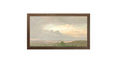 8 × 14 in – Canvas On Board, Dark Wood Frame
