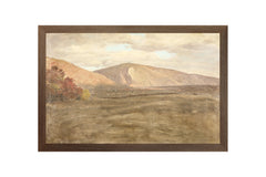 10 × 15 in – Canvas On Board, Dark Wood Frame