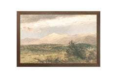 10 × 15 in – Canvas On Board, Dark Wood Frame