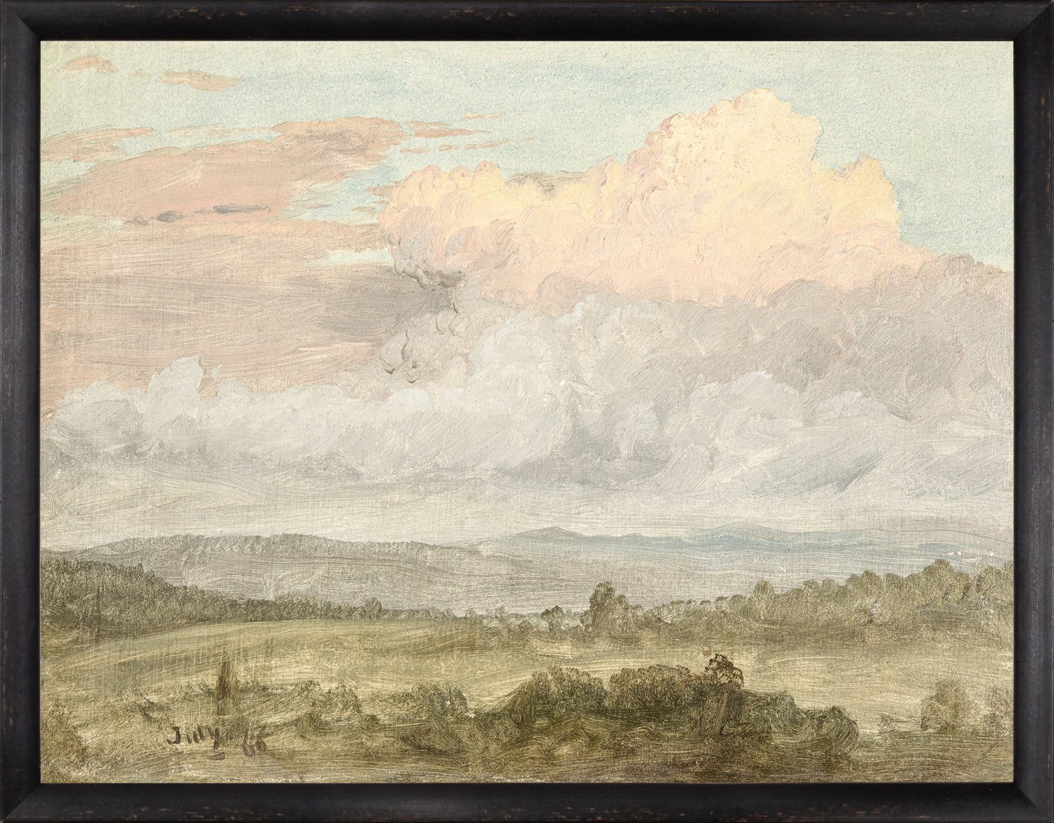 Hudson River School – Clouds, Hudson Valley C. 1870