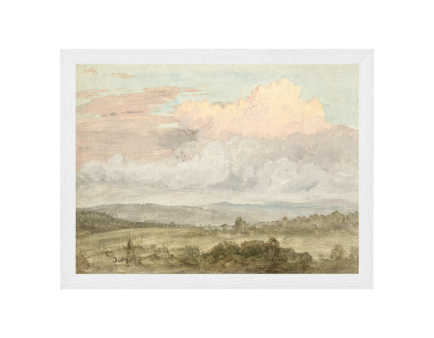 Hudson River School – Clouds, Hudson Valley C. 1870