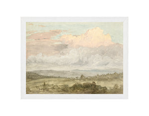 Hudson River School – Clouds, Hudson Valley C. 1870