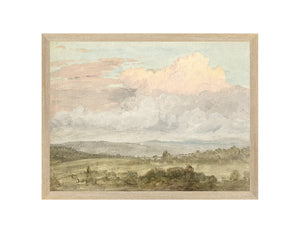 Hudson River School – Clouds, Hudson Valley C. 1870