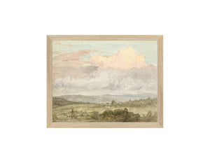 Hudson River School – Clouds, Hudson Valley C. 1870