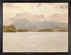 14.25 × 18.25 in – Canvas On Board, Black Frame