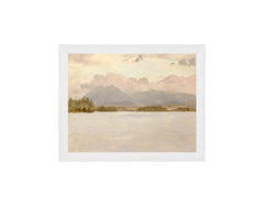 8.25 × 10.25 in – Canvas On Board, White Frame