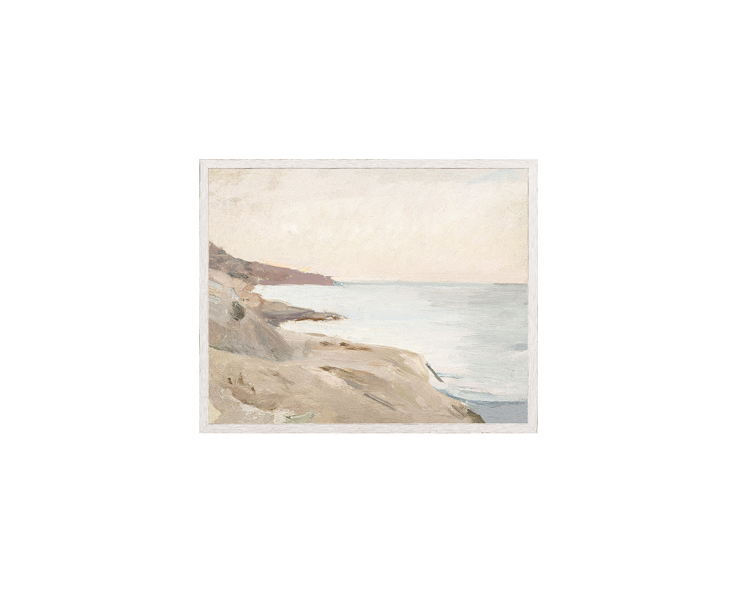 Raw Canvas Series – Calm Seas — nature and landscape fine art print shown from another angle