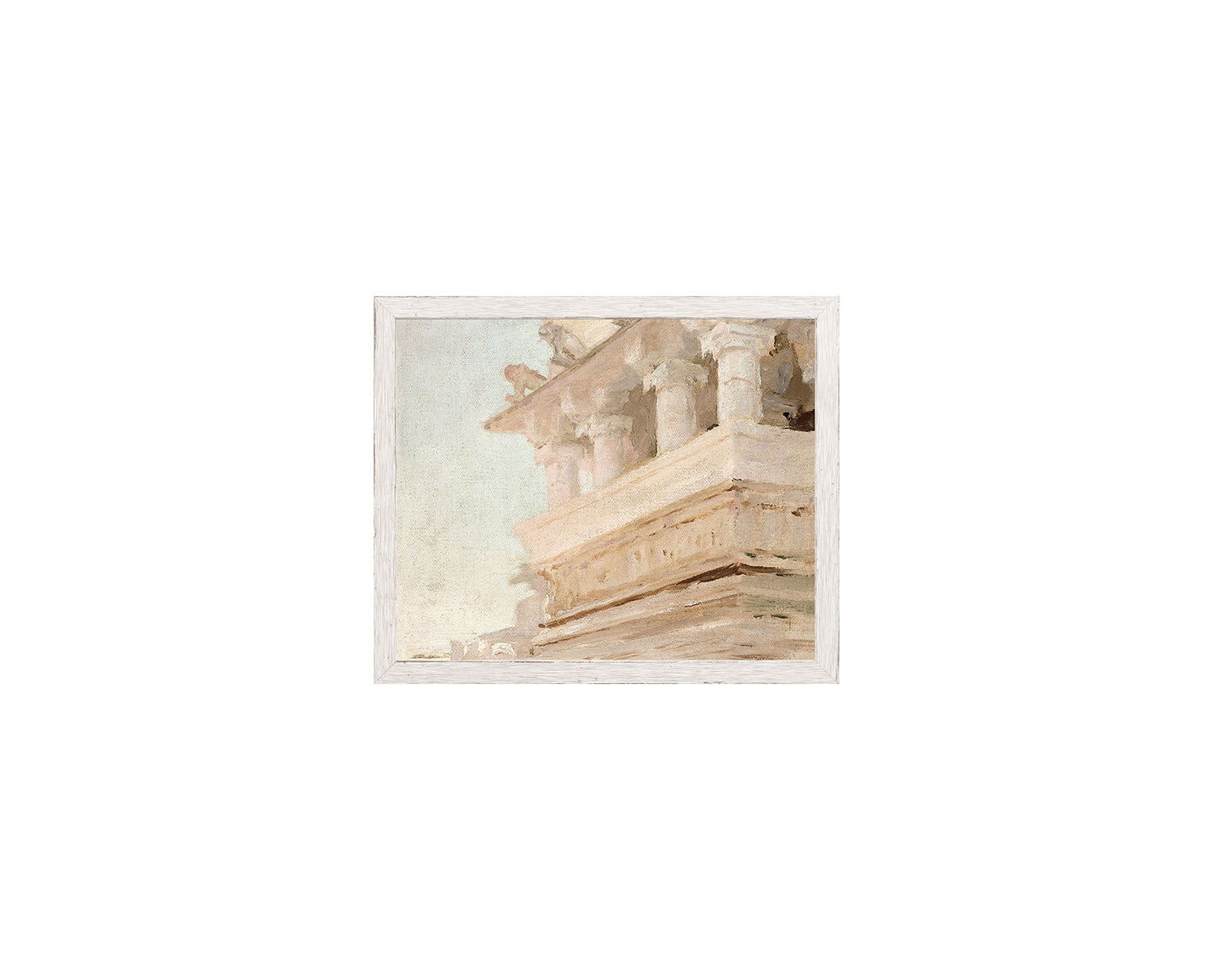 Serie Lienzo en Crudo – Fachada Pastel