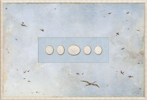 Grand Tour Intaglio – Soaring III, Form III framed art print, 14.75 × 21.75 in