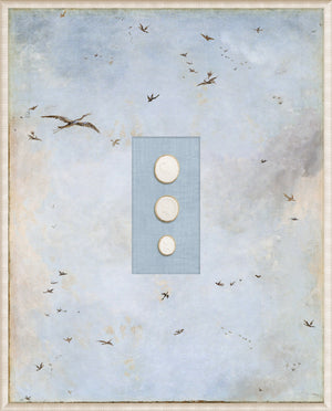 Grand Tour Intaglio – Soaring II, Form IV framed art print, 16.75 × 20.75 in